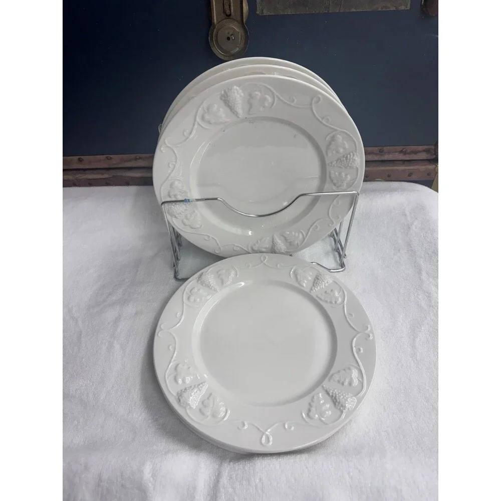 Red Cliff GRAPE Dinner Plates SET OF SIX